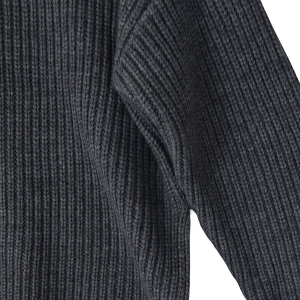ASOS Grey Knit Sweater M Chunky Ribbed Minimalist Cozy Normcore Soft Grunge - Picture 4 of 9